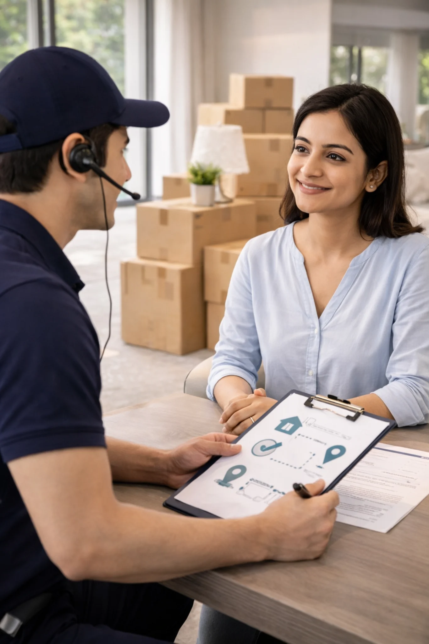 Clear and friendly moving support contact for homes, offices, cars, and bikes.